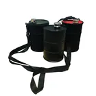 Бутылка для воды из нержавеющей стали 304, емкость для водки, масла, фляга, спортивный чайник, портативная неопреновая сумка через плечо SBR CR, 25 унций