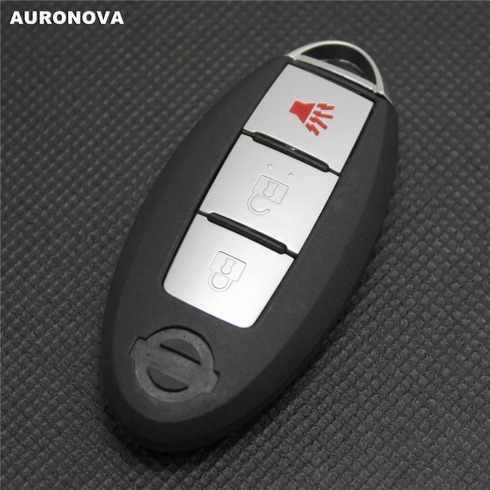 AURONOVA Новый Сменный Чехол для ключа Nissan Teana Livina Bluebird Tiida Sylphy Sunny 2 + 1 кнопки чехол