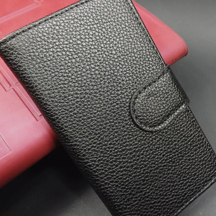 Роскошный кожаный чехол-подставка для Nokia 6 с двумя sim-картами и отделением карт |