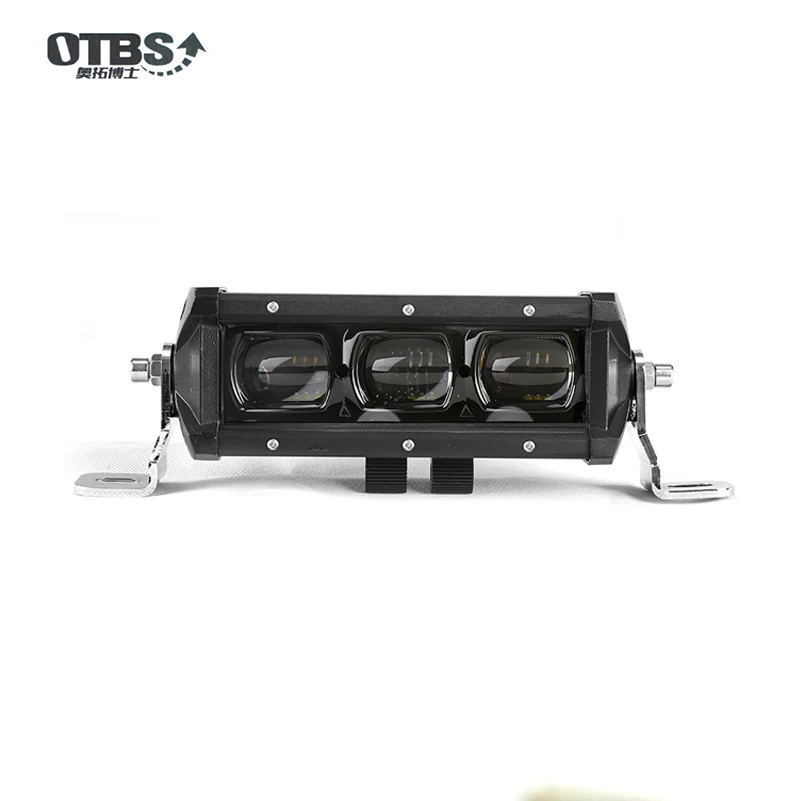 6D объектив 30 Вт Однорядный светодиодный свет 4x4 Offroad бар для внедорожных 4WD грузовик ATV 12 в 24 прицепы непромокаемые рабочие огни