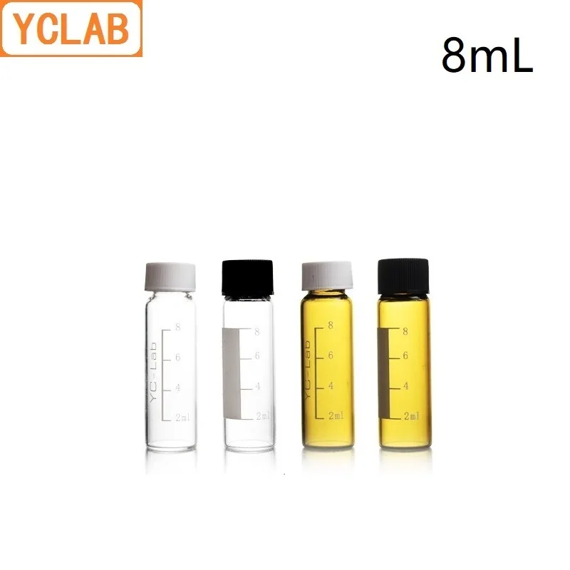 YCLAB 8 мл бутылка для хроматографического анализа образцов стеклянная флакон