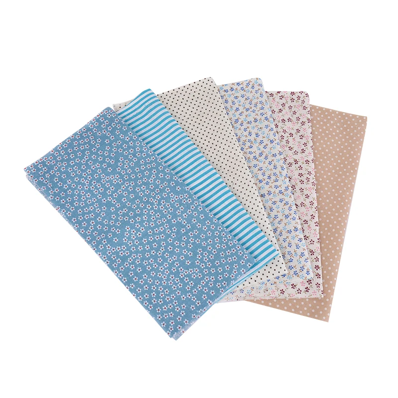 25*25 см смешанная печать хлопчатобумажная ткань печатная швейная стеганая для