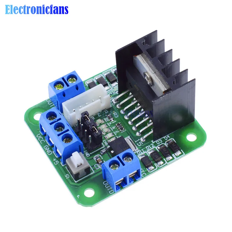 L298N Двойной H Мост шаговый двигатель постоянного тока L298N Модуль платы контроллера привода 5 В-35 В макс. 2 а горячая распродажа