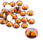 ЦЯО Блестящий Янтарный смешанные размеры Стразы Кристалл стекло не исправление Стразы для ногтей с плоским основанием для одежды 3D аксессуары для маникюра