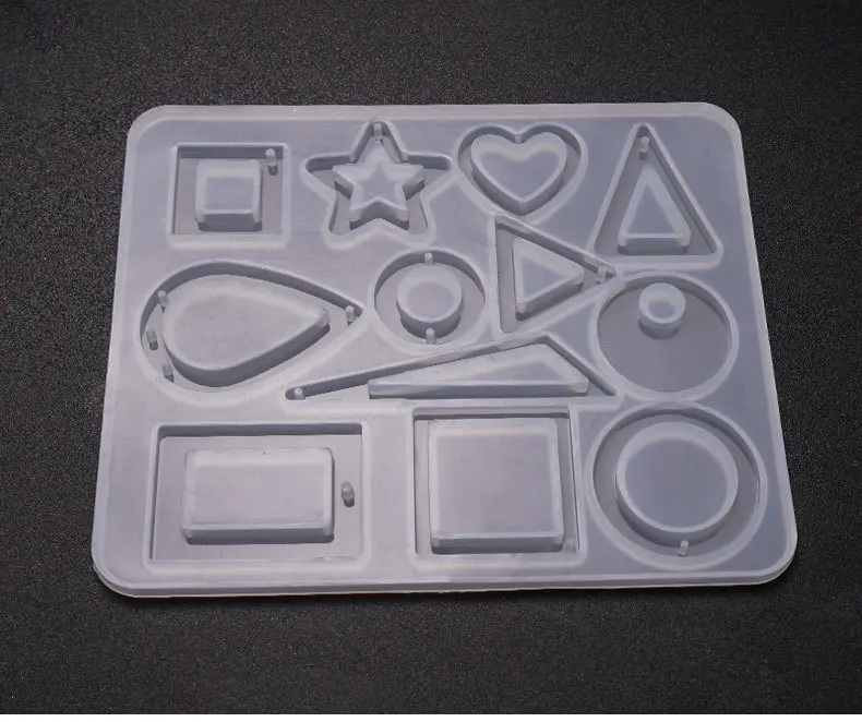 1 шт. геометрическое ожерелье кулон полупрозрачные силиконовые формы &quotсделай