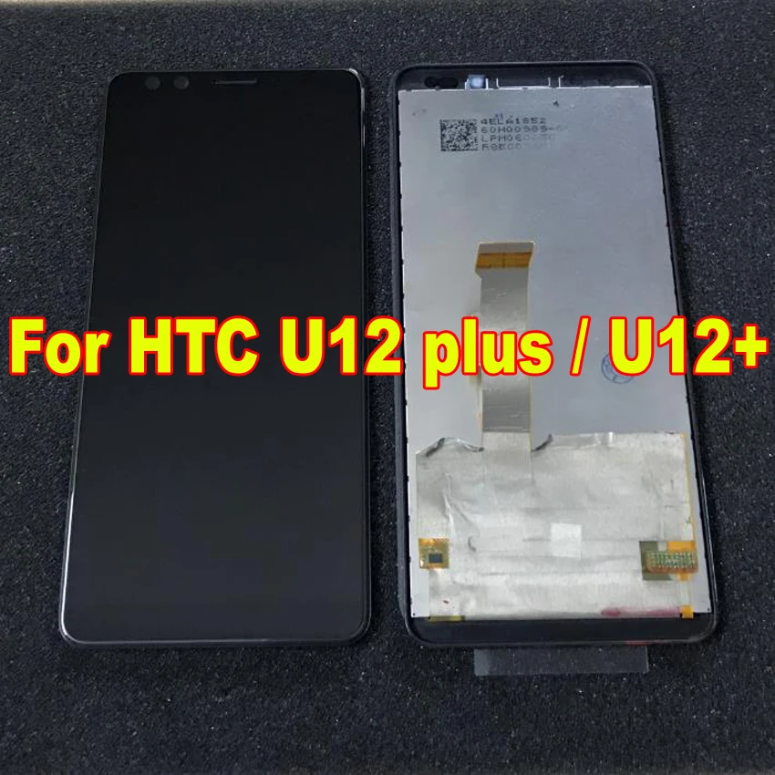 

100% протестированный рабочий цифровой преобразователь экрана для HTC U12 Plus U12 + U12Plus запасные части для сенсорного экрана телефона