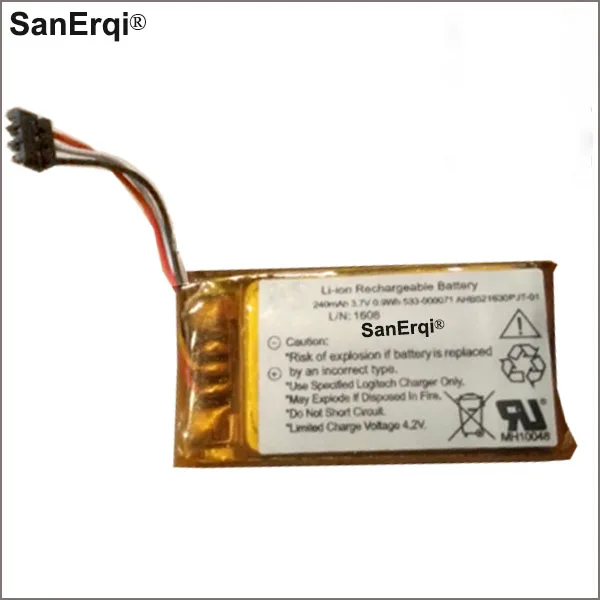 Аккумулятор 533-000071 AHB521630 для Logi tech ультратонкий сенсорный H600 T630 аккумулятор