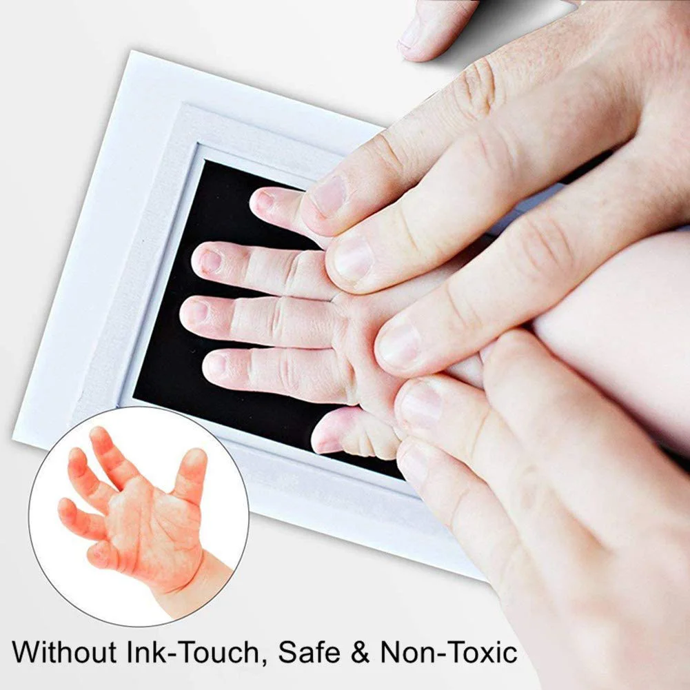 Safe Ink Pad Mess Free Inkless Baby Non-toxic Imprint Cards Stamp Newborn Souvenir Footprint Infant Handprint