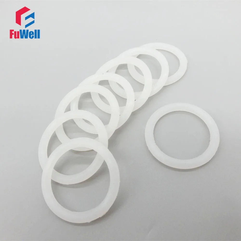 

Food Grade White Silicon O-ring Seals 3.5mm Thickness 180/185/190/195/200 OD Rubber O Rings Sealing Gasket Washer