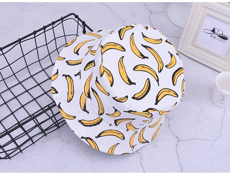 Banana Hat Мода г. женская летняя шляпа пляжные хип хоп без каблука кепки мужской путешествия Boho Защита от солнца Новинка Панама банан Панама