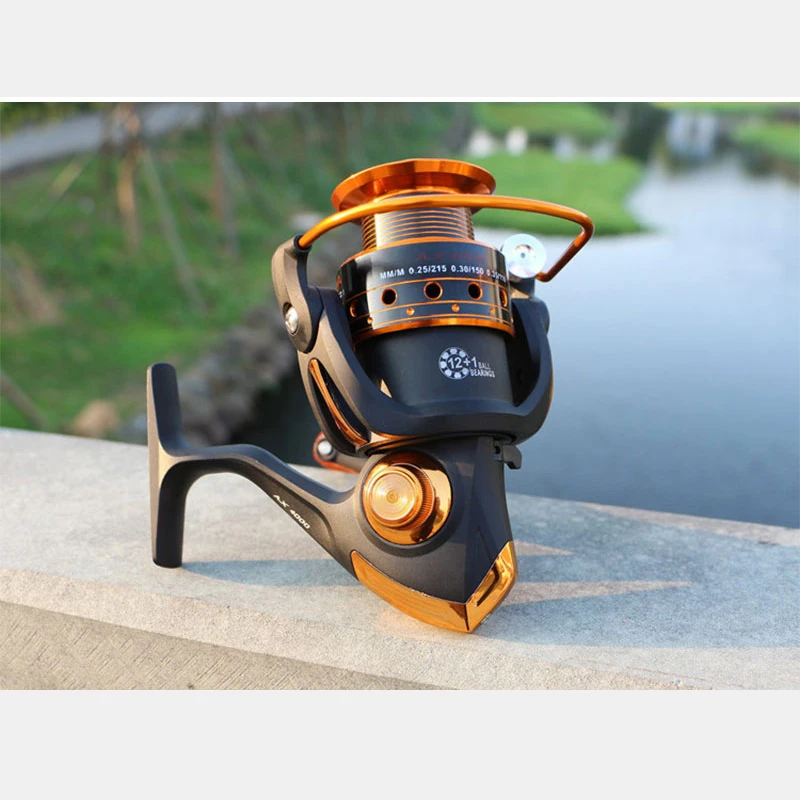 12+1BB 13Ball Bearings Left/Right Interchangeable Sea Fishing Wheel Metal Spinning Reel High Speed 5.2:1 | Спорт и развлечения