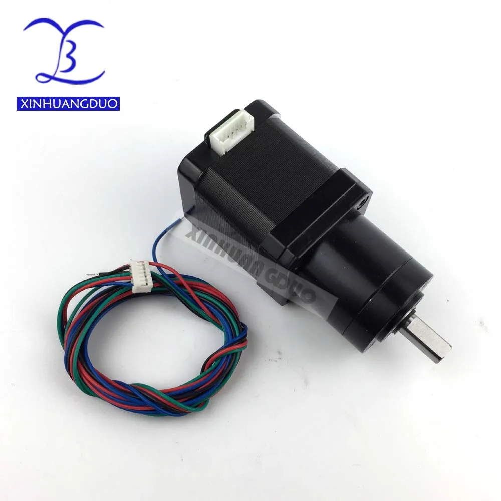 Фото Gear ratio 27:1 Planetary Gearbox stepper motor Nema 17 1.68A Geared Stepper Motor 3d printer Обустройство дома Gear ratio 27:1 Planetary Gearbox stepper motor Nema 17 1.68A Geared Stepper Motor 3d printer Обустройство дома