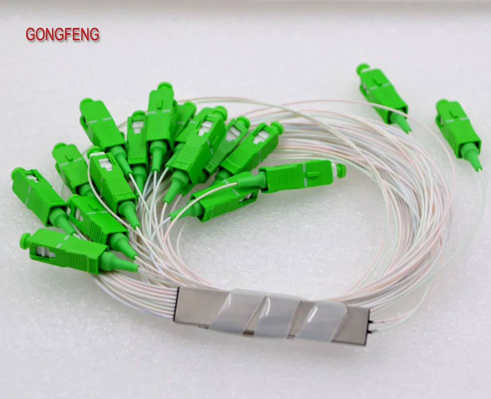 GONGFENG 2 шт. Новый волоконно оптический сплиттер разъем PLC 2:16 волоконный свиной