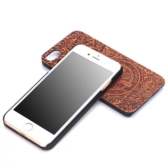 Бесплатная доставка Для iPhone7/7 Plus Новинка Уникальный ручной натурального дерева