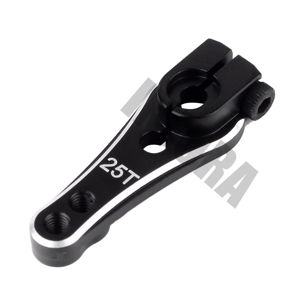 Black INJORA 1 шт. 33 мм Металл RC 25 т зуб руля сервопривод рычаг для 1/10 RC Гусеничный TRAXXAS TRX4 RC запчасти для автомобилей - Цвет: Black