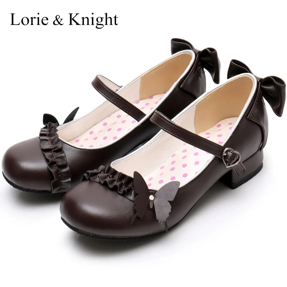 

Women's Low Heel Mary Jane Flat Shoes Lolita Girl Dress Party Dress