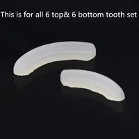 jinao 2 pcs grills molding fixing bar reusable silicone top bottom fitting mold for hiphop teeth grillz