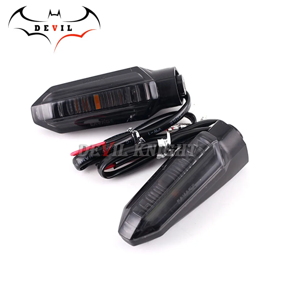 Smoke Светодиодный индикатор сигнала поворота лампа для HONDA CBR250RR CB150R CB1000R CB1100RS X-ADV 750 CRF250 ралли, 16, 17, 18, Аксессуары для мотоциклов - Цвет: Smoke