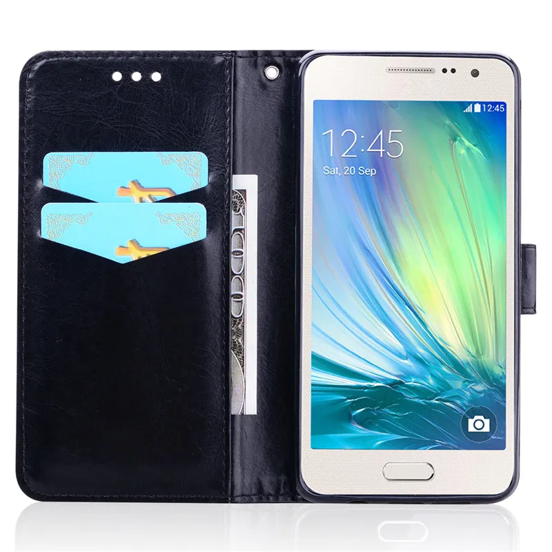 Кожаный чехол бумажник для Samsung A5 2016 A510F роскошный книжка телефона Galaxy
