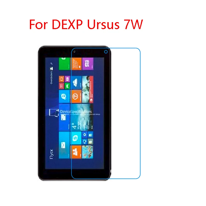 Защитная пленка для экрана DEXP Ursus 7 W, 8X, 9X, H170, KX110i KX110 AVA, L110, L170, L180 с защитой от падения