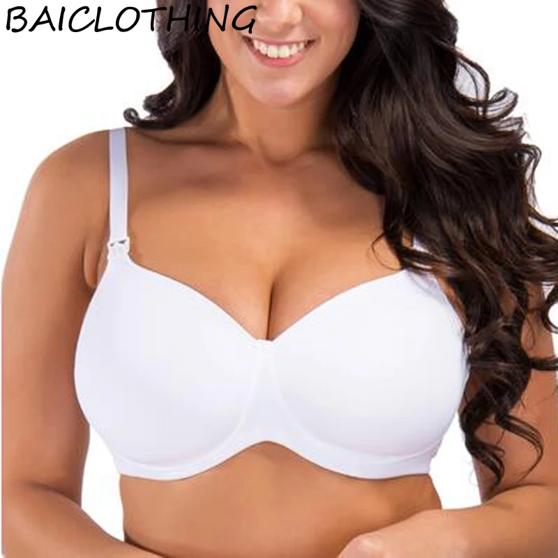 Baiclothing Гладкий Бесшовные Для женщин полный охват Нижнее Бельё для девочек-мягкий