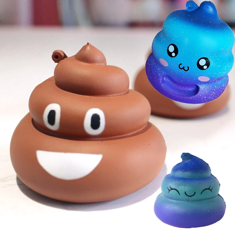 Забавная мини-игрушка 8,7 см galaxy Poo, медленно поднимающаяся игрушка, милый мультяшный каваи, антистрессовые игрушки для детей, новинка, забавные игрушки для розыгрыша