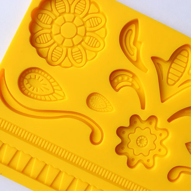 Стереоскопическая силиконовая форма для торта в форме цветка кухонная выпечки