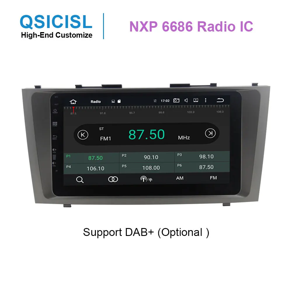 Новый Android 9 0 автомобильный Радио мультимедийный плеер для Toyota Camry 2007 2008 2009 2010 2011 IPS