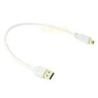 Модный USB 3,0 позолоченный кабель типа А к мини 10 pin B белый высокоскоростной