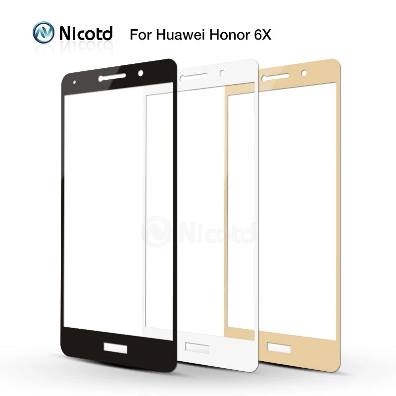 2 шт./лот закаленное стекло с полным покрытием для Huawei P10 P9 Plus P8 Lite 2017 Mate 8 9 Nova honor Pro 6x