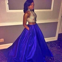 prom dresses evening formal dress for women party 2022 sexy elegant luxury muslim plus size royal blue long celebrity ball gowns