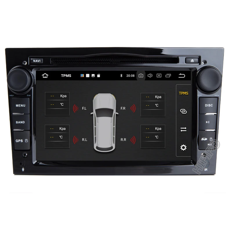 Автомобильный DVD радиоплеер DSP 2 Din Octa Core 7 ''IPS Android 10 для Opel Astra Vectra Antara Zafira Corsa GPS