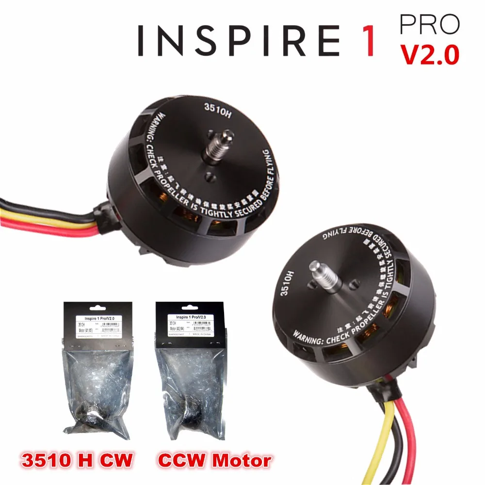 Подлинная DJI Inspire 1 PRO V2.0 часть бесщеточный CW CCW 3510H двигатель CW: M2 M4/CCW: M1 M3 Для Pro 2 0