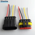 5-контактный Водонепроницаемый Электрический разъем с проводом для автомобилей и мотоциклов