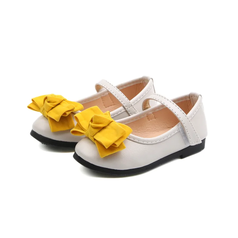 

Bekamille Sandals For Girls Children's Shoes Toddler Flat Sandals Baby Leather Bowknot Princess Sweet Single Shoes