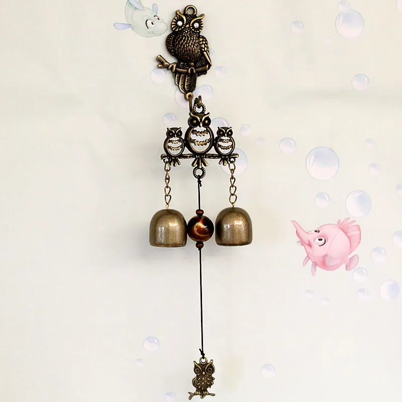 Медные ветряные колокольчики в виде совы BUF античный домашний декор роскошное