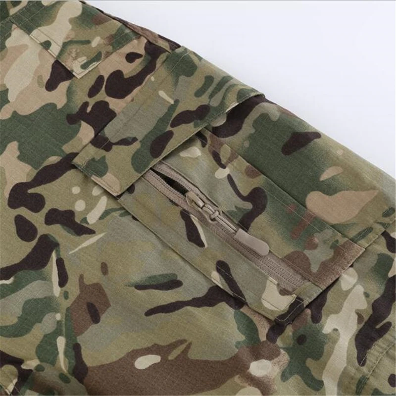 7 цветов! Брюки-карго мужские тактические хлопок много карманов армейские