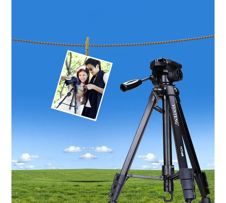 Профессиональный Гибкий штатив YUNTENG 668 для цифровой зеркальной камеры Nikon Canon Sony
