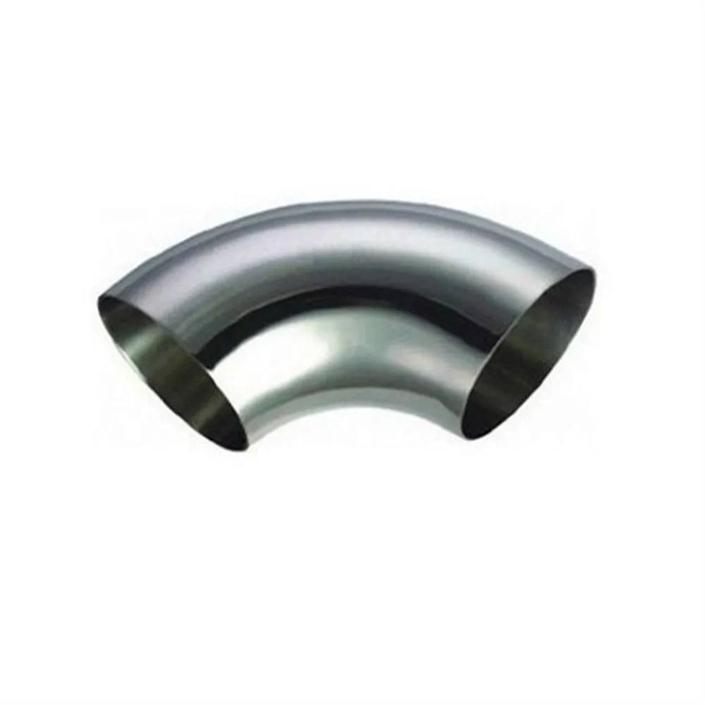 

304 Stainless Steel 90 Degree OD 42mm x 1.5mm Thick Sanitary Weld Elbow Tail Pipe Fitting
