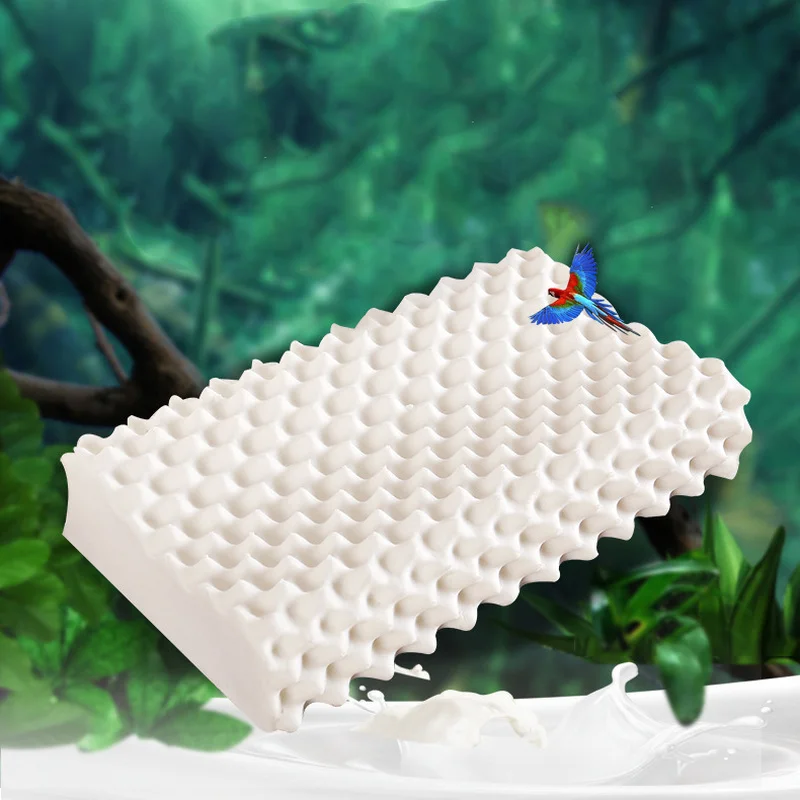 Массажная подушка из натурального латекса 60 х40 см | Дом и сад