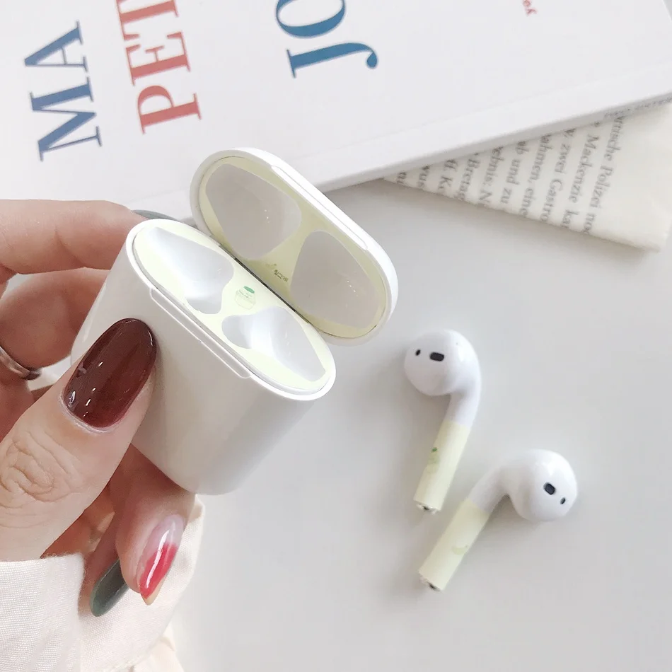 B7 Для AirPods случае 3D мультяшный наушник чехол для Apple Airpods 2 забавные интимные аксессуары защитную крышку с палец кольцо ремень - Цвет: B7