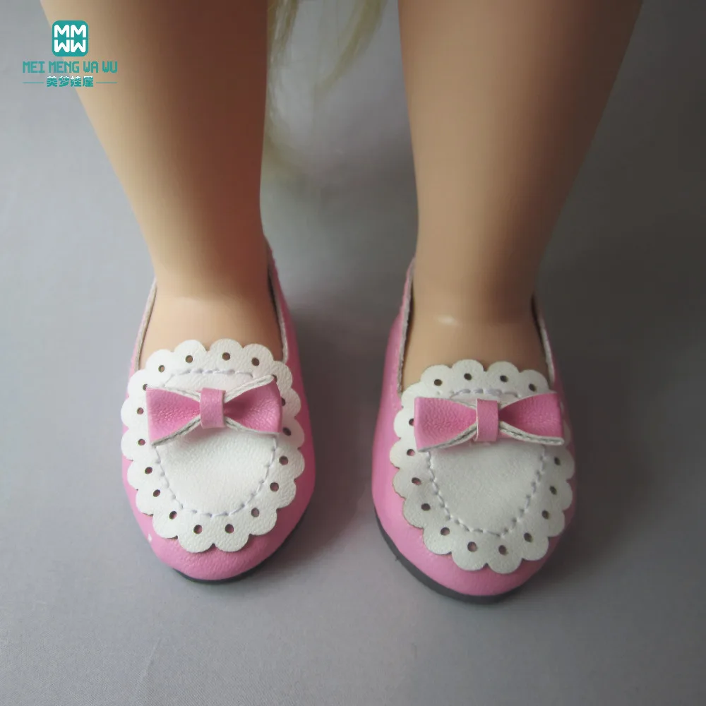 Обувь для куклы подходит 1/4 bjd кукла и 16 дюймов кукла Шэрон обувь кожаная обувь белый розовый красный фиолетовый