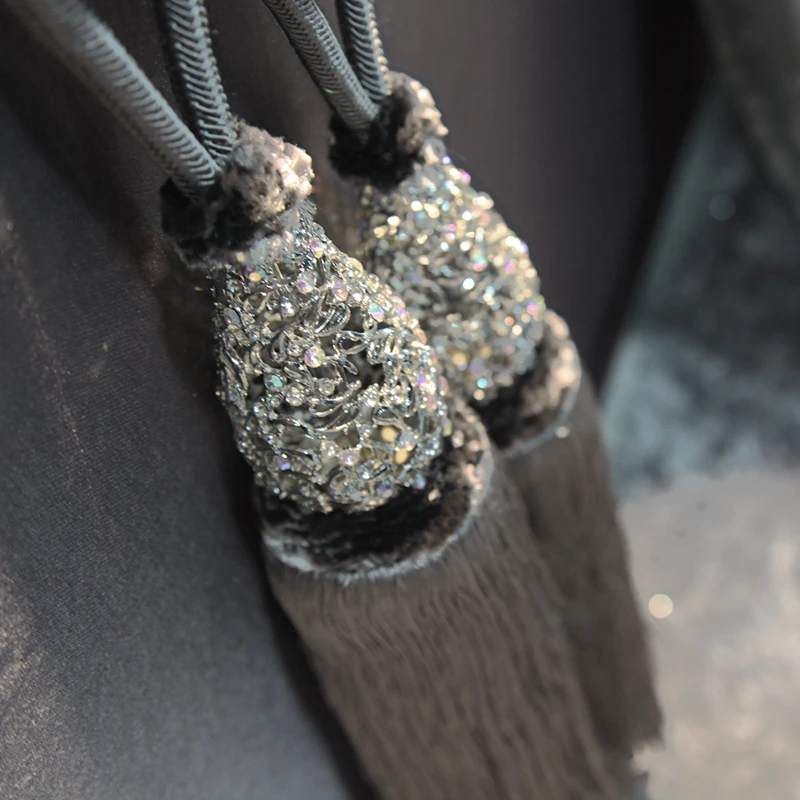 XWL роскошные 2 шт. выдалбливают для выпечки алмазные занавески Висячие шары окна