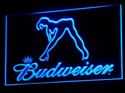 A133 Budweiser экзотические танцовщицы стриппер бар светодиодсветильник неоновые