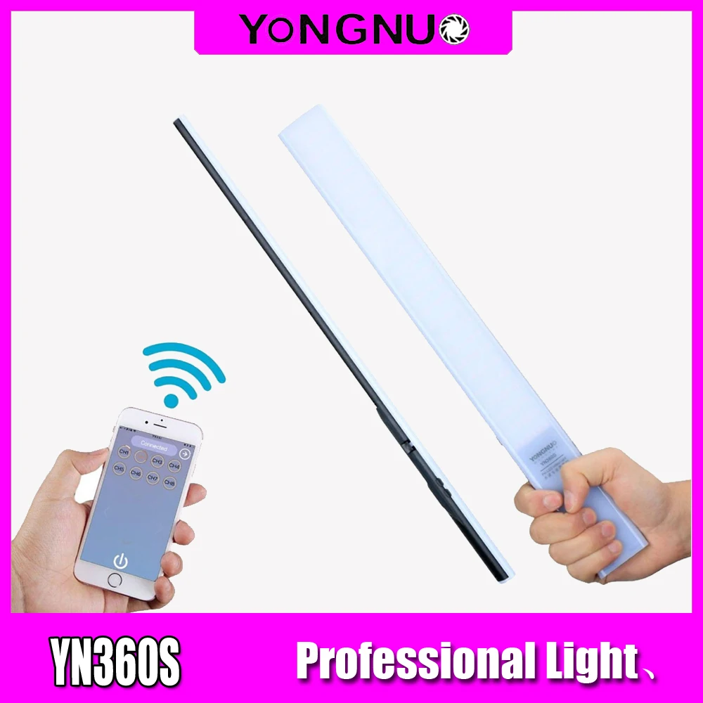 YONGNUO YN360S светодиодный светильник для видеосъемки ручная палочка льда 3200 K 5500