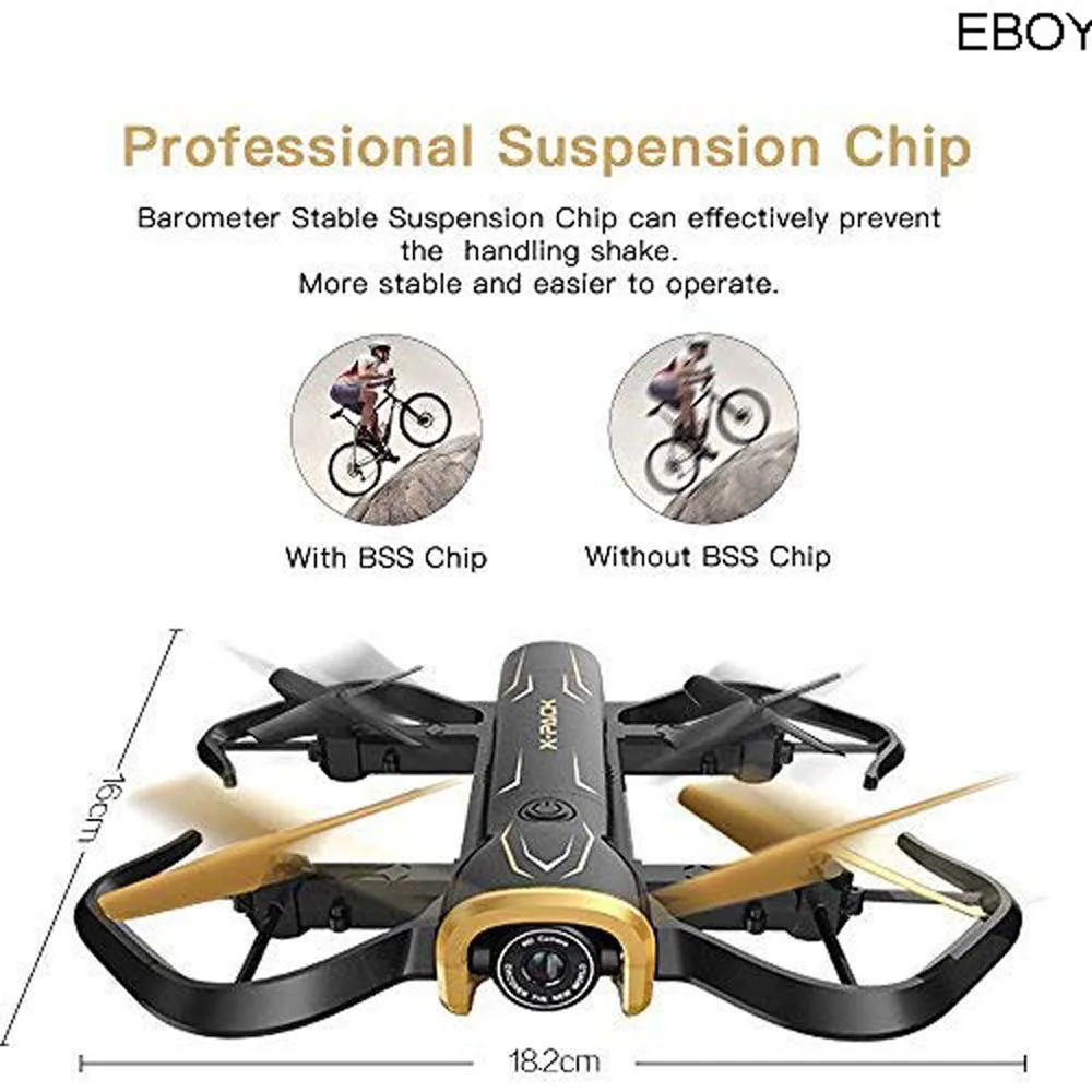 Attop XT-5 2,4 ГГц 4CH складной Wi-Fi FPV 720 P/480 P HD камера Гравитация чувство высоты удерживающий Квадрокоптер с безголовым режимом и дистанционным управлением Дрон RTF