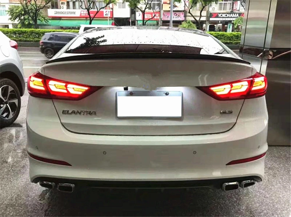 Автомобильный мигающий 2 шт. для hyundai Elantra фонарь задний светильник светодиодный светильник s стояночный задний светильник s задний фонарь светодиодный задний светильник чехол