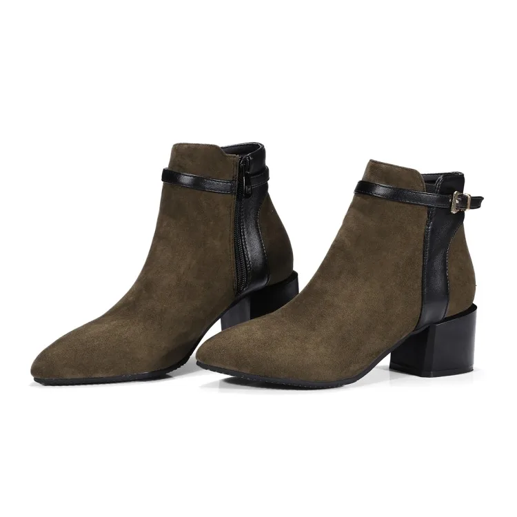 Большие размеры 9 10 12 Ботинки Женская обувь Ботильоны для женщин Женские ботинки