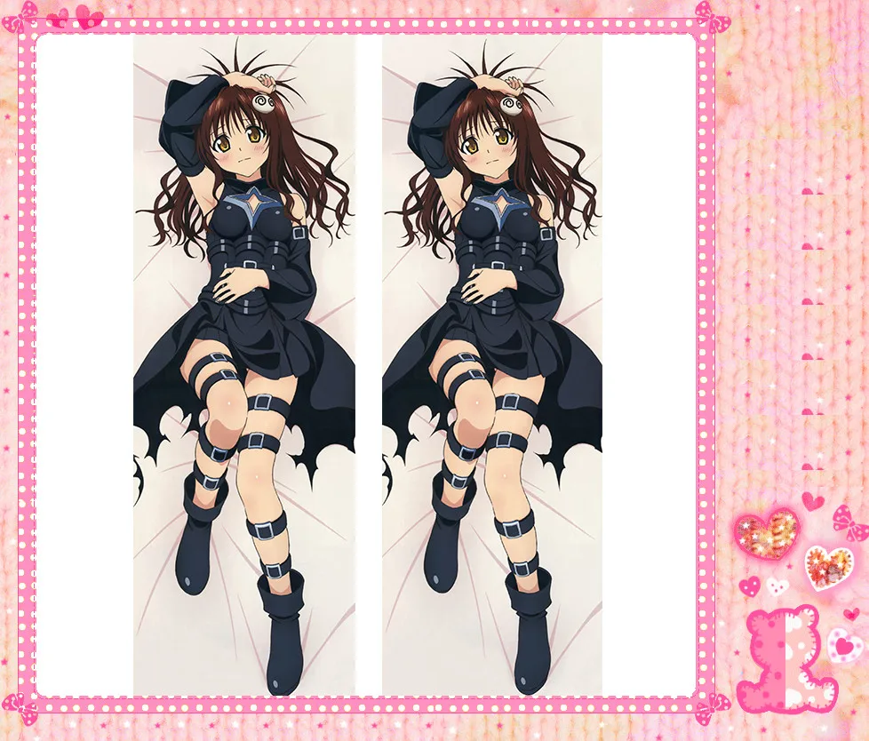 

Аниме мультфильм To Love Ru темнота двойной валик обнимающаяся Подушка Чехол персиковая кожа 2 Way No.cbn006