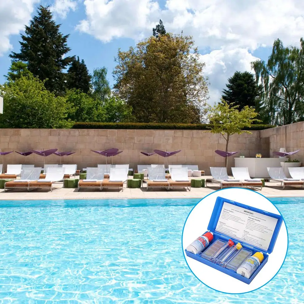 Тест на качество воды er Cl/PH Value Kit для дома бассейна набор химии простой тест